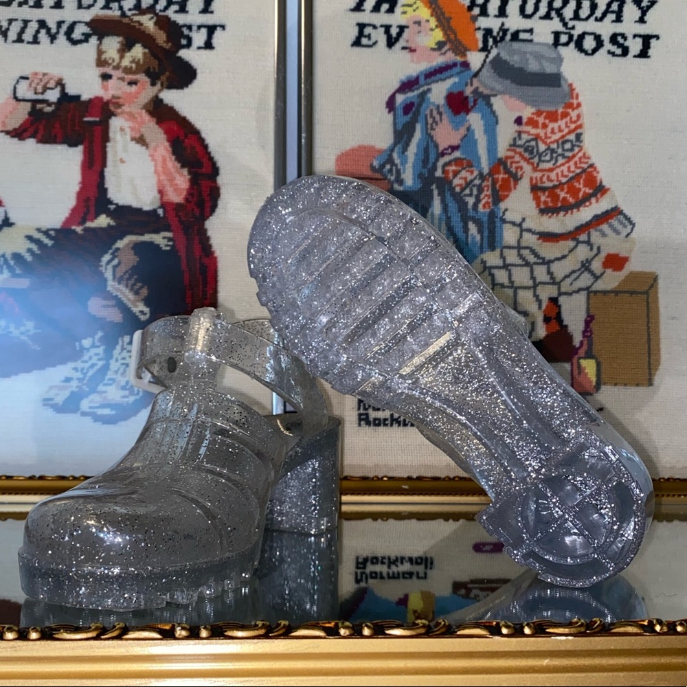 🛸JELLY GLITTER MARYJANES🛸